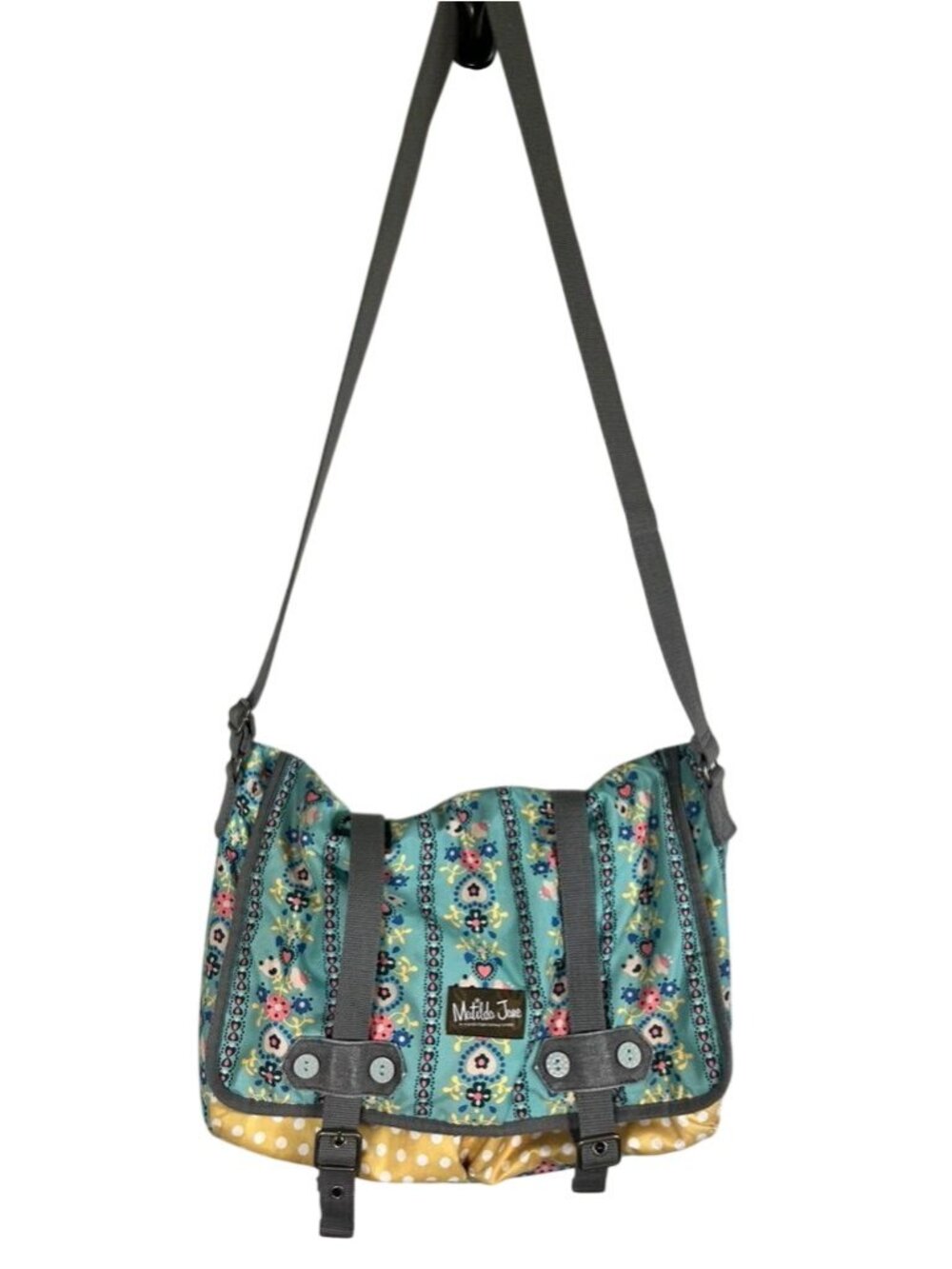 Matilda Jane Messenger Bag Floral Colorful Polka Dot Folklore Hippie Boho Indie